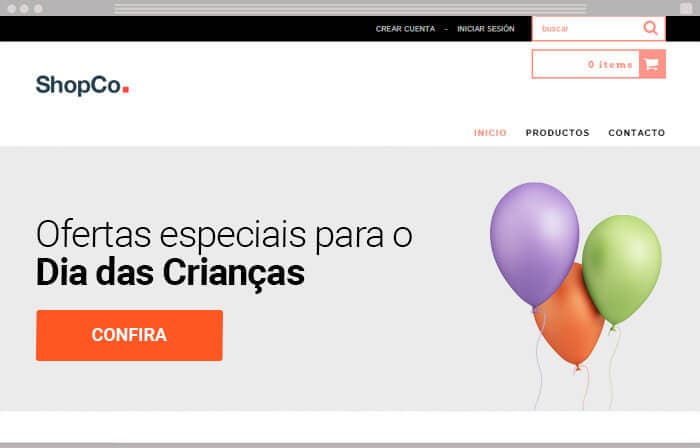 banner para loja virtual especial dia das crianças