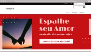 Banner de Dia dos Namorados para lojas virtuais