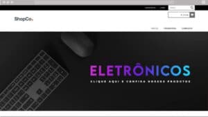 Banner de eletrônicos para lojas virtuais