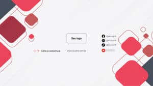 Modelos editáveis de banner de YouTube para personalizar seu canal