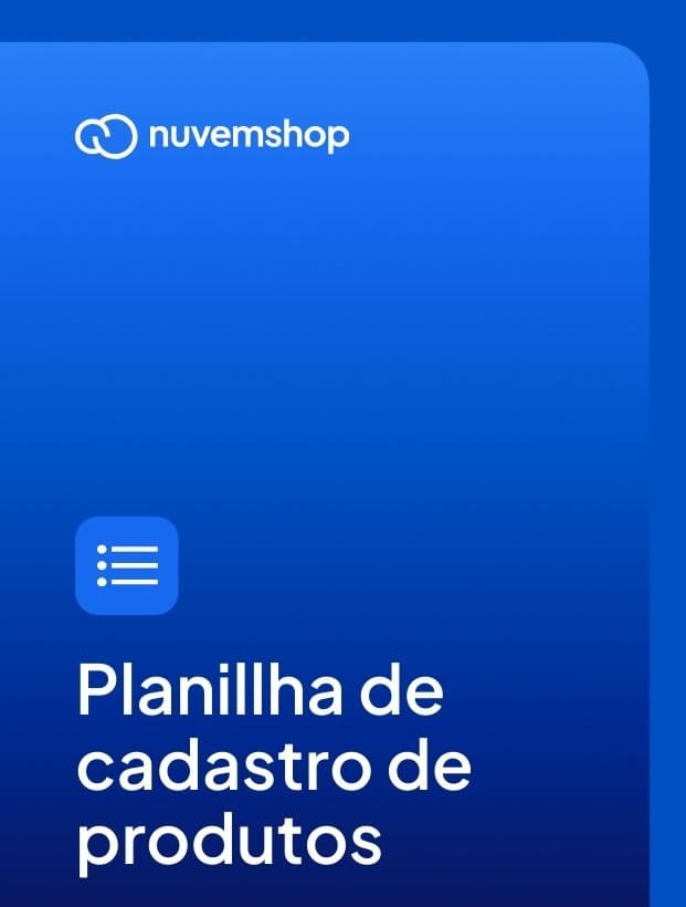 capa da planilha cadastro de produtos grátis