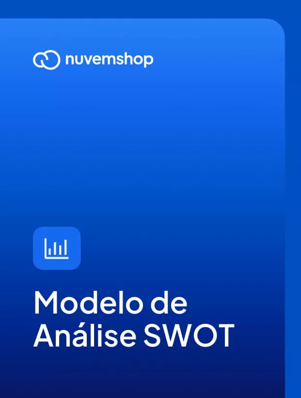 Capa da planilha de análise SWOT grátis da Nuvemshop