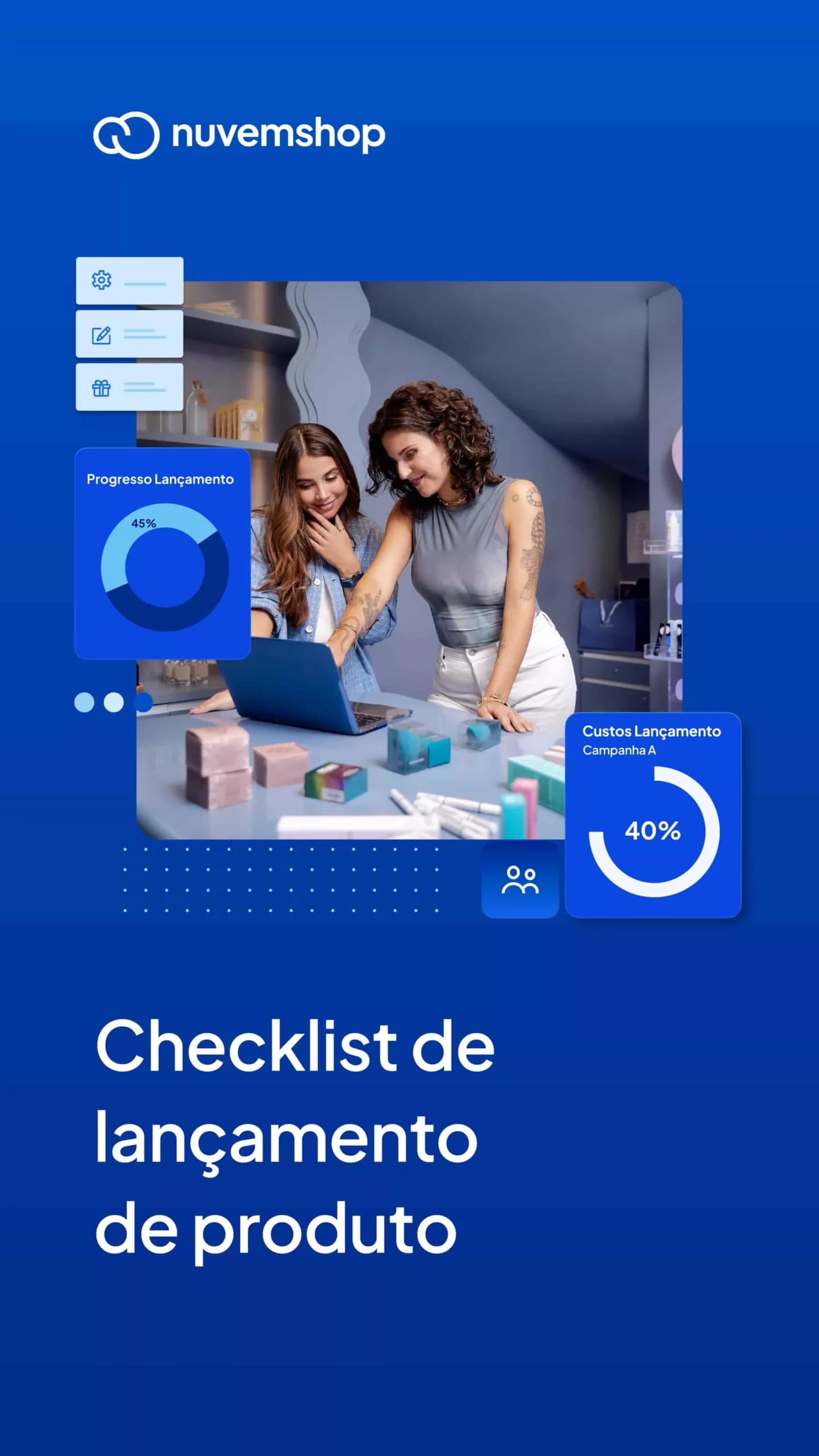 Capa da checklist de lançamento de produto para e-commerce
