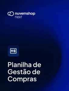 Planilha grátis de gestão de compras
