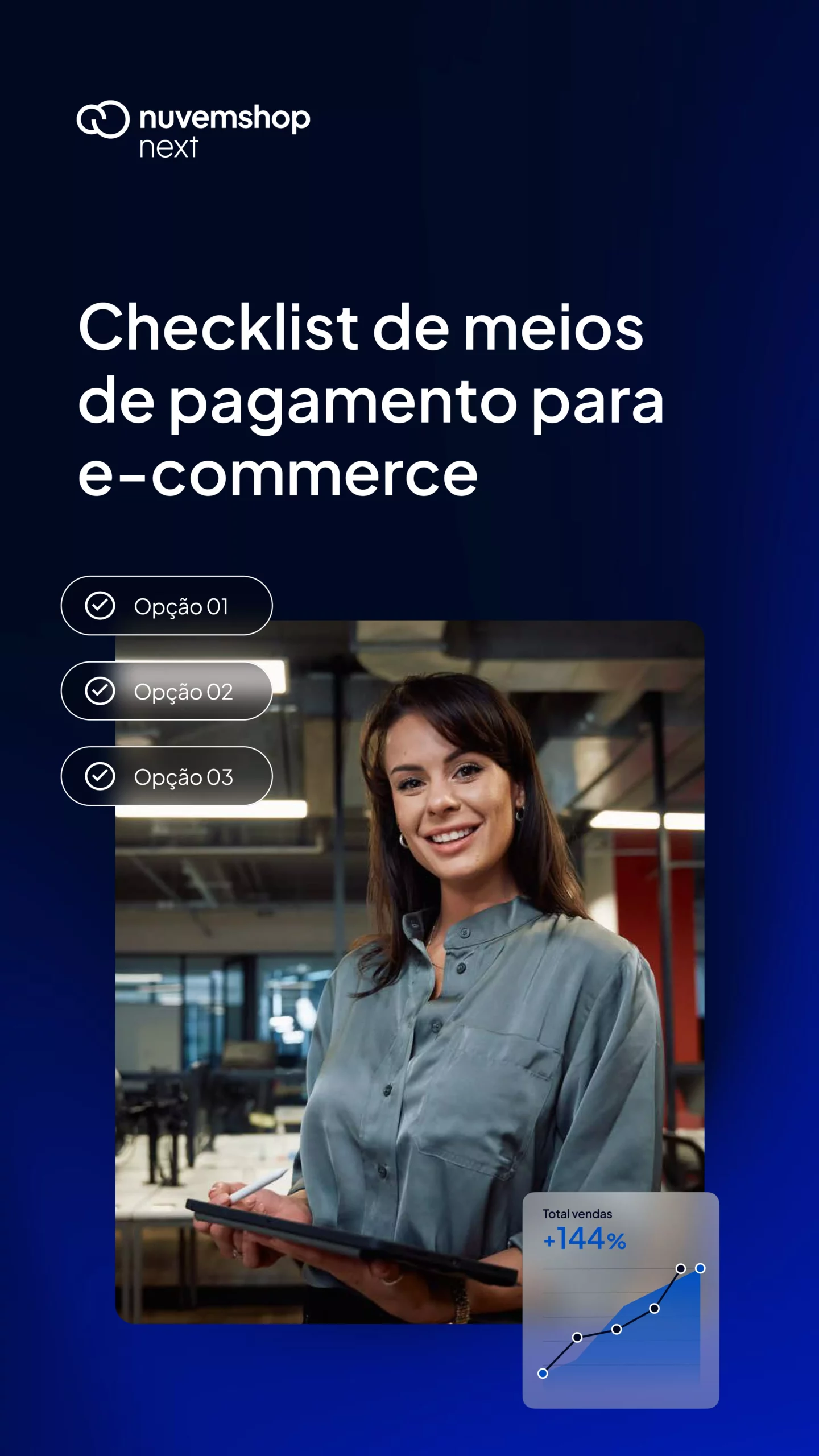 Capa da checklist de meios de pagamento para e-commerce