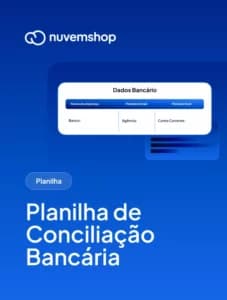 Planilha de conciliação bancária com cálculo automático