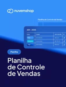 Planilha de controle de vendas editável e grátis
