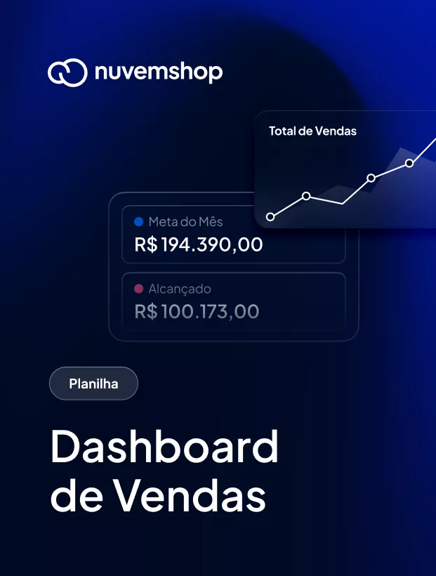 Modelo Dashboard de Vendas gratuito